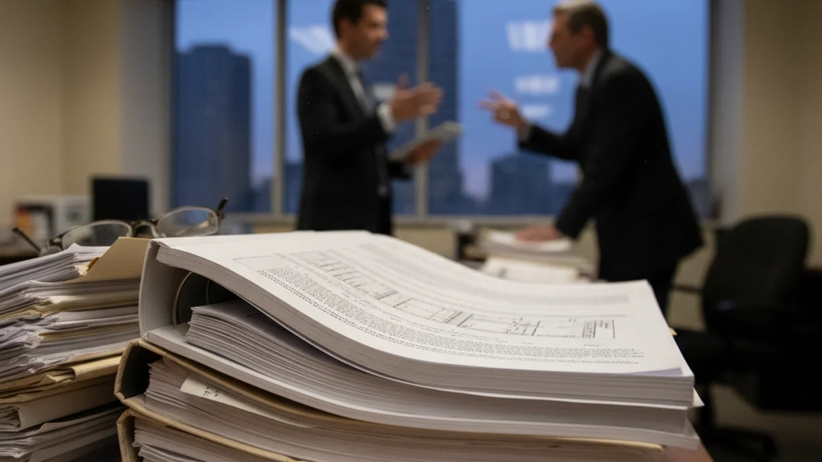 Documentació legal sobre la regulació d'habitatges d'ús turístic en una ciutat, símbol del conflicte judicial.