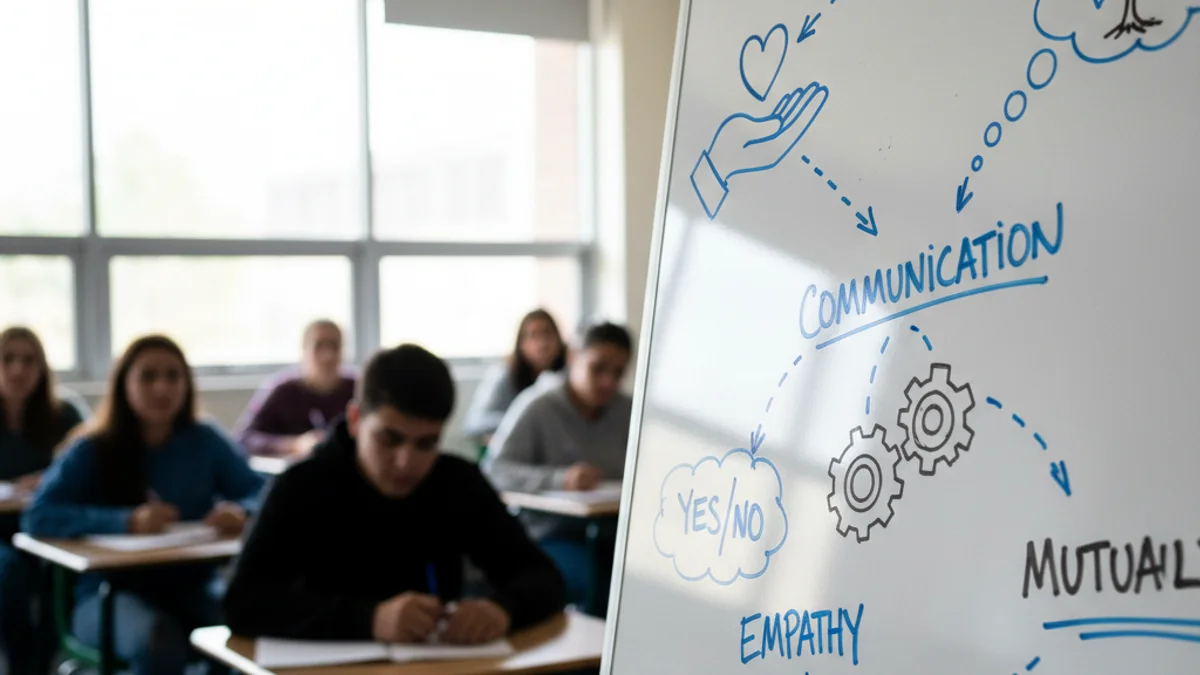 Imatge genèrica d'un grup de joves en un entorn escolar o d'aprenentatge.