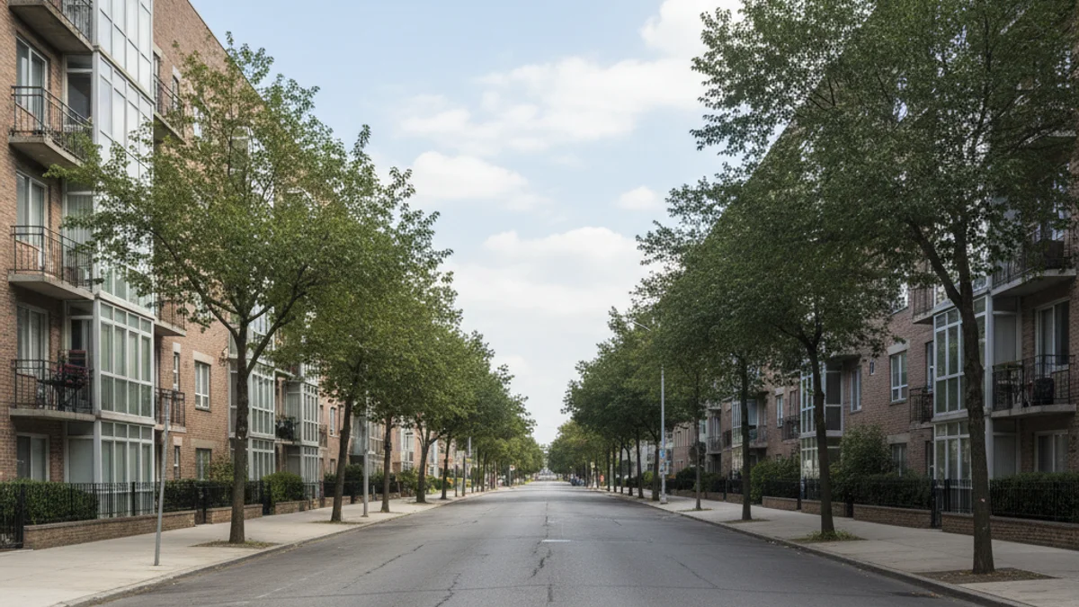 Façana d'un edifici d'habitatges cooperatius moderns a Barcelona, amb balcons i llum natural.
