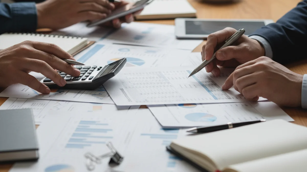 Representació genèrica d'un document pressupostari o d'un ajuntament en revisió.