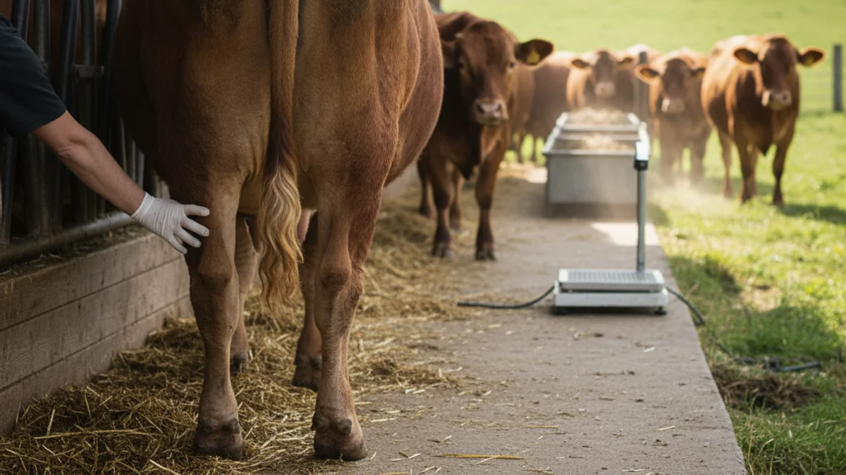 Imatge genèrica de vaques en una granja o en un camp, amb èmfasi en la salut animal.
