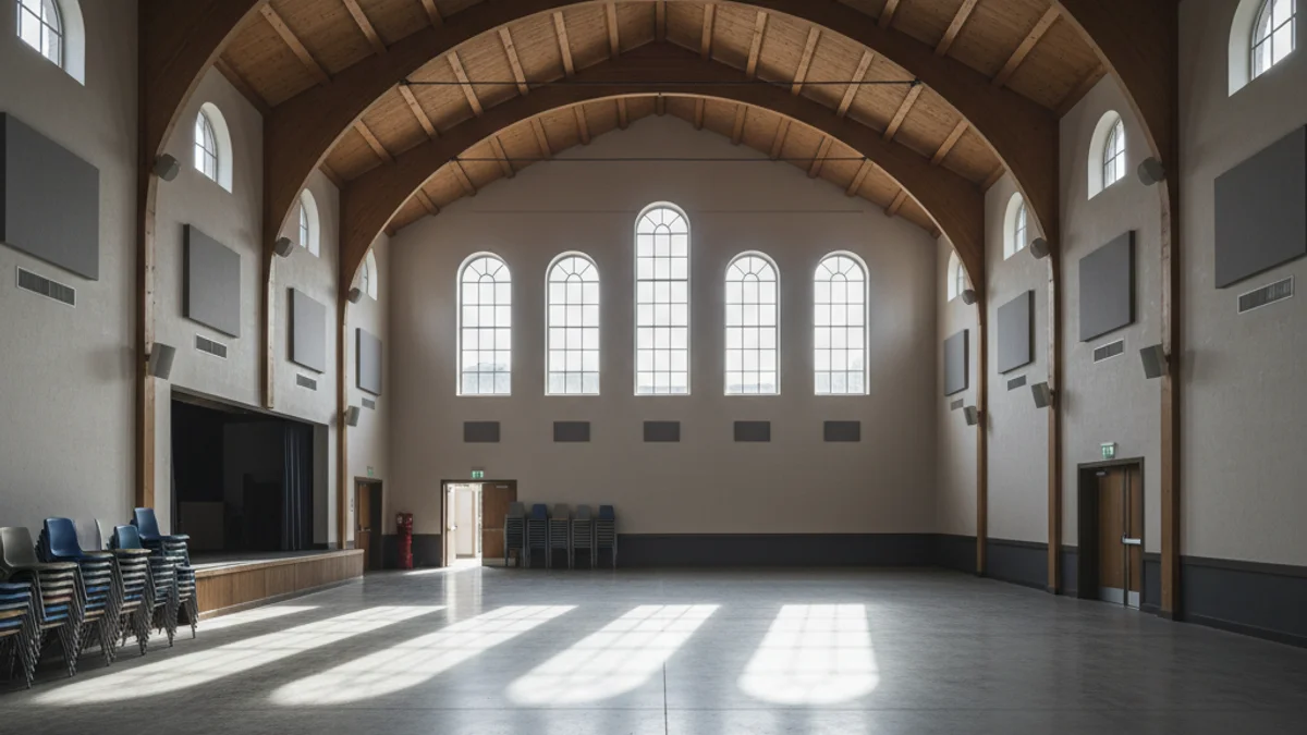 Representació genèrica d'un grup de cultura popular assajant o reunint-se en un espai comunitari.