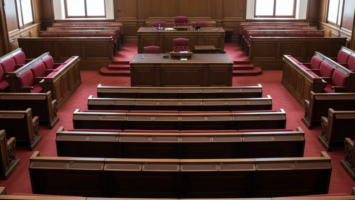 Vista genèrica de l'hemicicle del Parlament de Catalunya durant una sessió de control.
