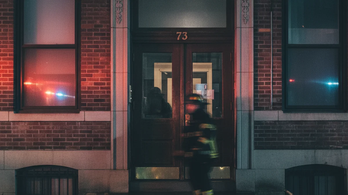 Incident de fum en un edifici residencial de nit que va obligar a una evacuació preventiva.