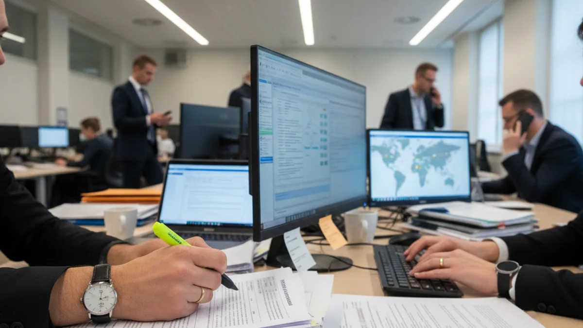 Imatge genèrica d'una comissaria o un centre de cooperació policial europeu.