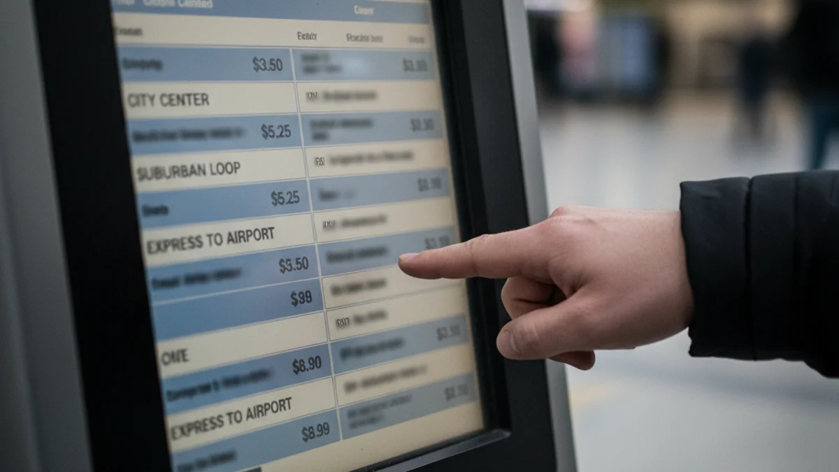 Imatge genèrica d'una màquina expenedora de bitllets de tren de Rodalies amb tarifes actualitzades.