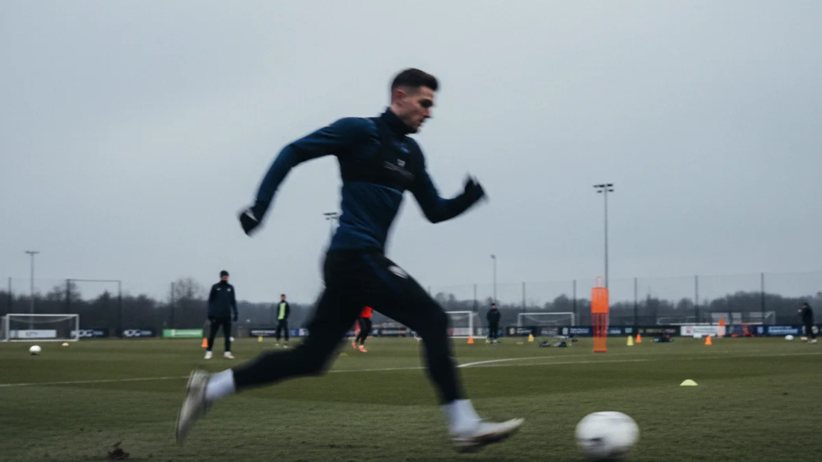 Imatge genèrica d'un camp de futbol o d'un jugador celebrant un gol durant un partit.