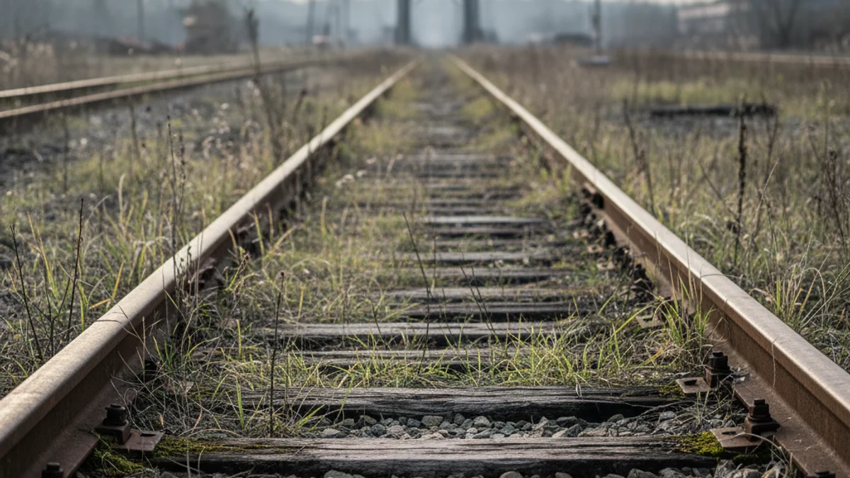 Imatge genèrica d'una via de tren o d'una estació buida, simbolitzant la infraestructura ferroviària i la seva vulnerabilitat.