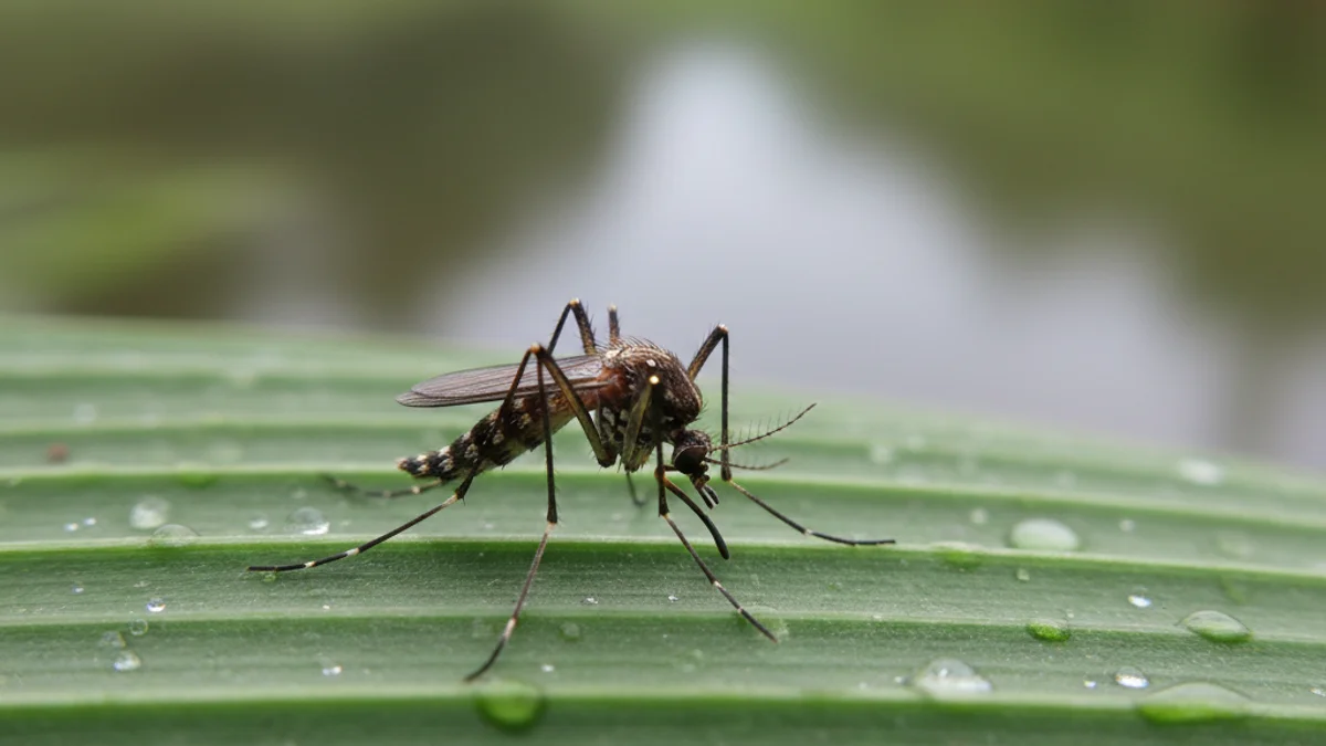 Imatge genèrica d'un mosquit o mosca negra sobre una superfície, simbolitzant la plaga.
