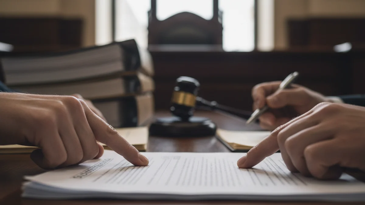 Imatge genèrica d'un jutjat de menors o d'una sala de vistes judicials.