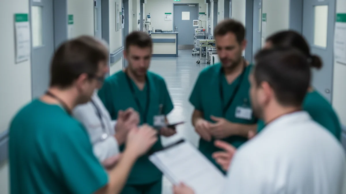 Imatge genèrica d'un hospital amb personal sanitari treballant en un entorn professional.