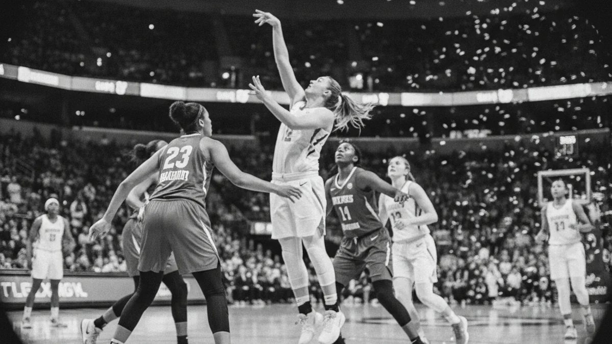 Imatge genèrica d'un partit de futbol femení o bàsquet en un pavelló, sense cares reconeixibles.