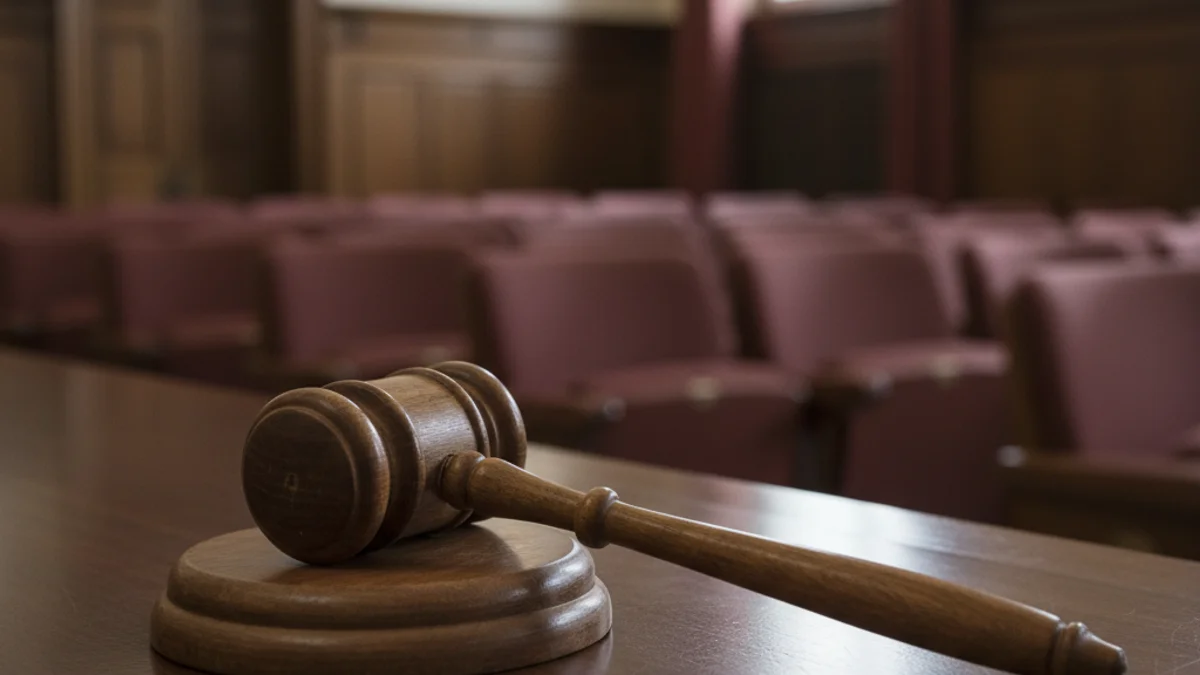 Imatge genèrica d'un edifici judicial o una sala de tribunals, simbolitzant una decisió legal.