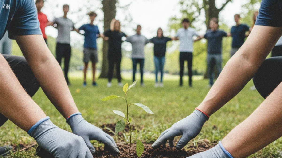 Joves i monitors realitzant una activitat d'oci educatiu en un espai exterior, simbolitzant la tasca dels esplais i agrupaments escoltes.
