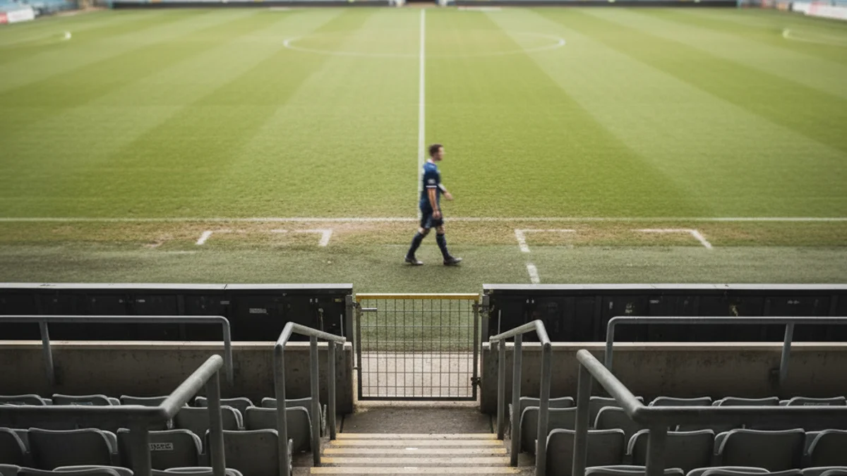 Imatge genèrica d'un camp de futbol, simbolitzant un traspàs o la marxa d'un jugador.