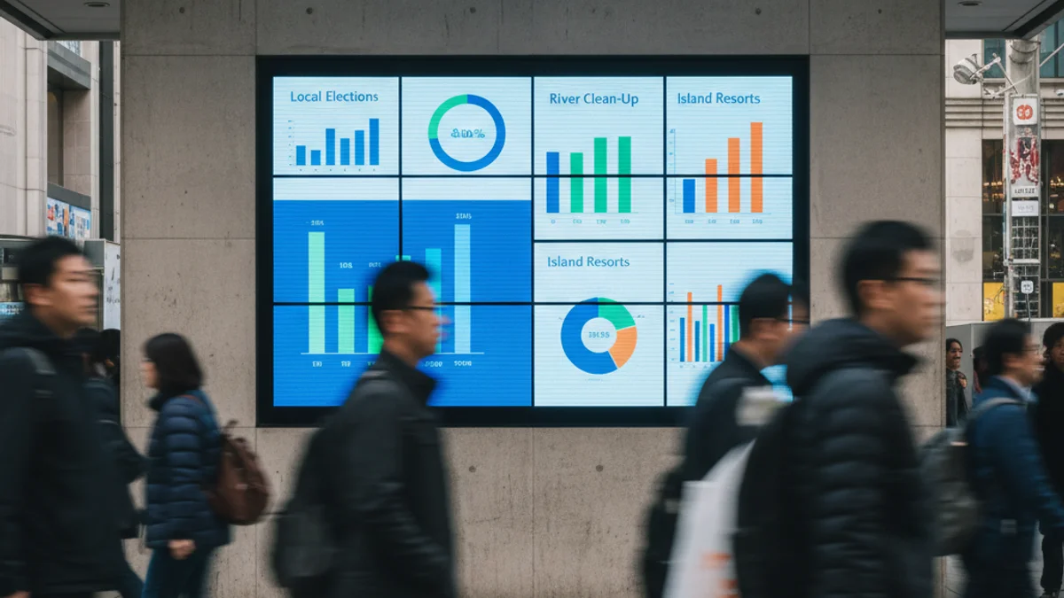 Recull de notícies i titulars d'opinió en un diari o pantalla digital.