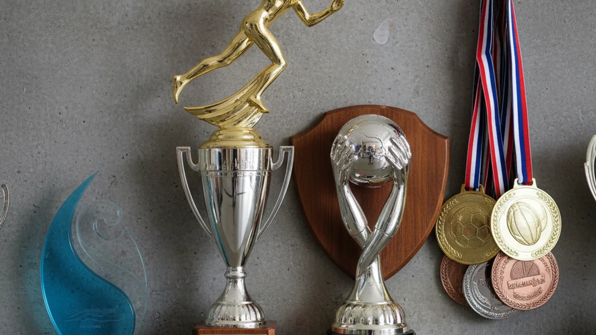 Imatge genèrica d'un podi o trofeus esportius que representen l'èxit en diverses disciplines catalanes.