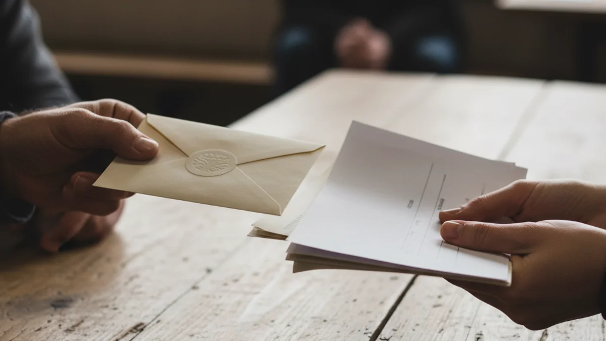 Representació genèrica de l'entrega d'una subvenció o ajuda econòmica a una entitat social.