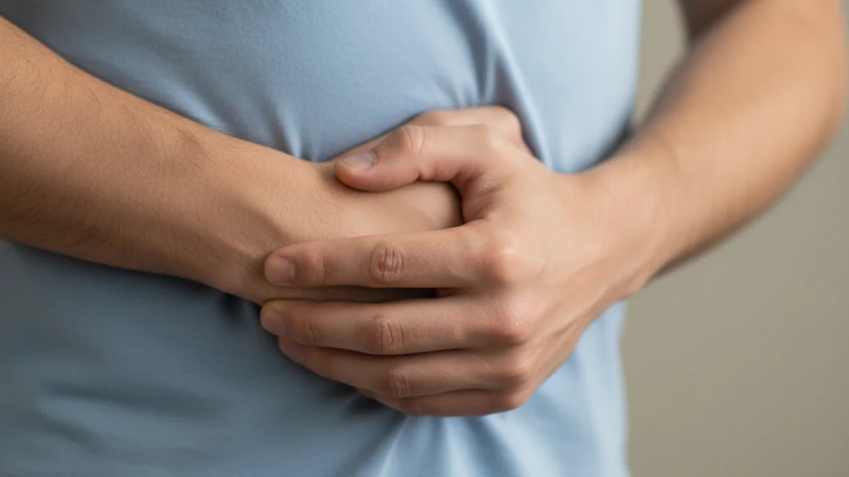 Il·lustració genèrica que mostra la posició correcta de les mans per aplicar la maniobra de Heimlich.