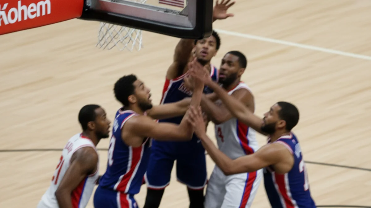 Imatge genèrica d'un partit de bàsquet a Fontajau, amb jugadors en acció i el públic de fons.