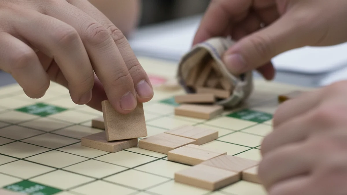 Imatge genèrica d'un tauler d'Scrabble amb fitxes de lletres, mostrant una partida en curs.