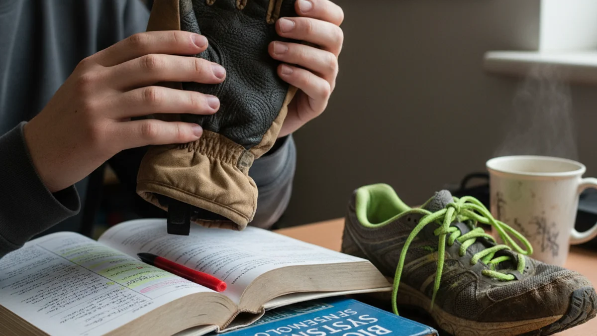 Imatge genèrica que representa la combinació d'estudis i activitat esportiva.