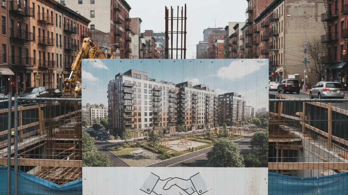 Generic image of a social housing project or an urban plan in a neighborhood in Sabadell.