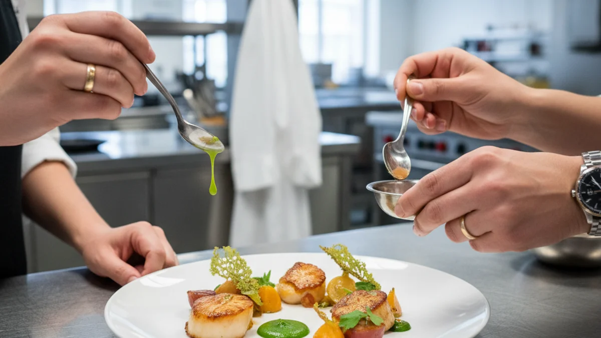 La nova jurat de MasterChef, coneguda com Delicious Martha, en un entorn de cuina professional.