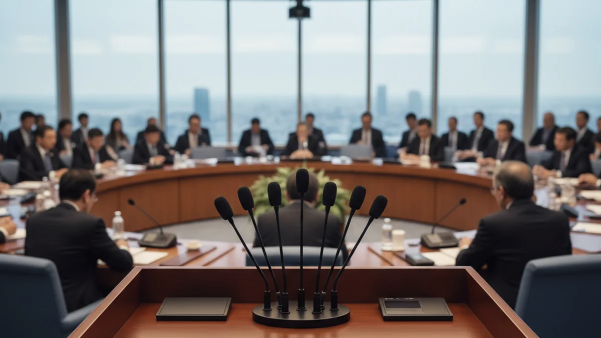 Declaració d'un líder polític en una roda de premsa internacional sobre conflictes geopolítics.