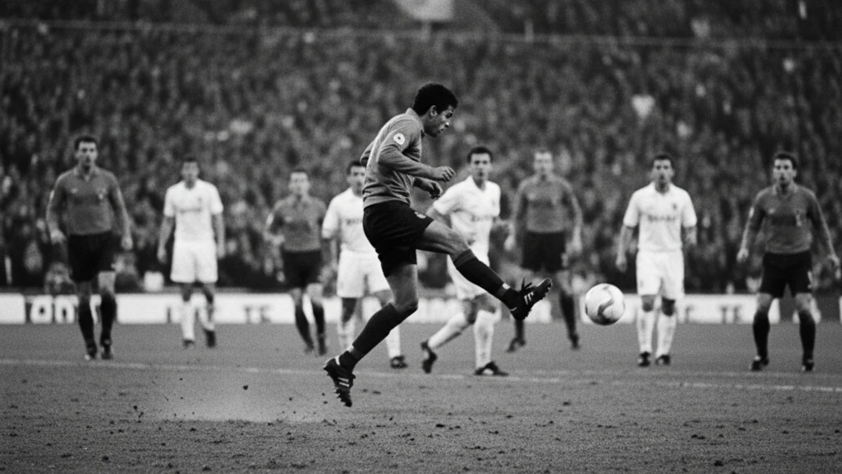 Imatge genèrica d'un partit de futbol intens, amb jugadors en acció i la gespa il·luminada.