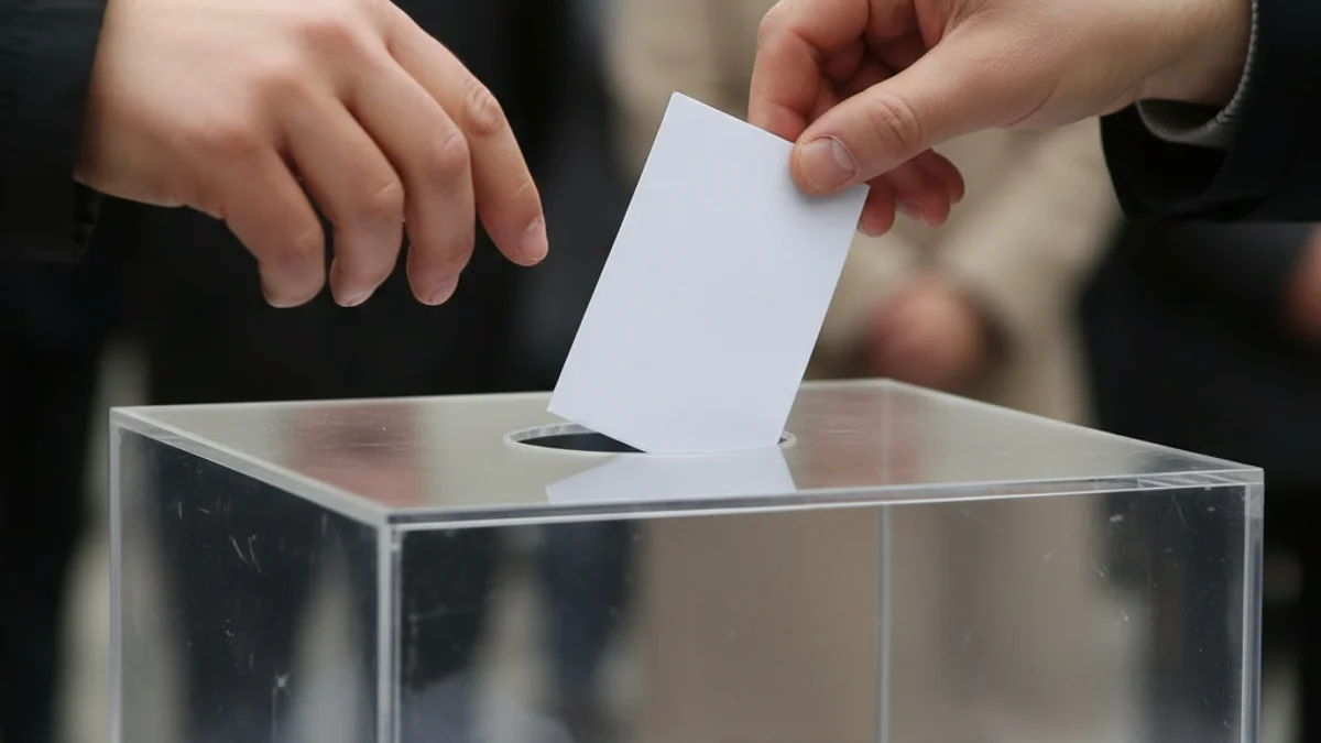 Una mà dipositant un paper en una urna de sorteig, simbolitzant la participació en el concurs d'entrades.