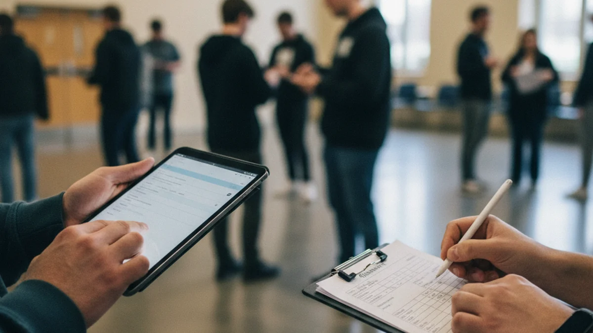 Imatge conceptual de la recollida de dades o la participació de joves en un estudi de salut pública a les comarques gironines.