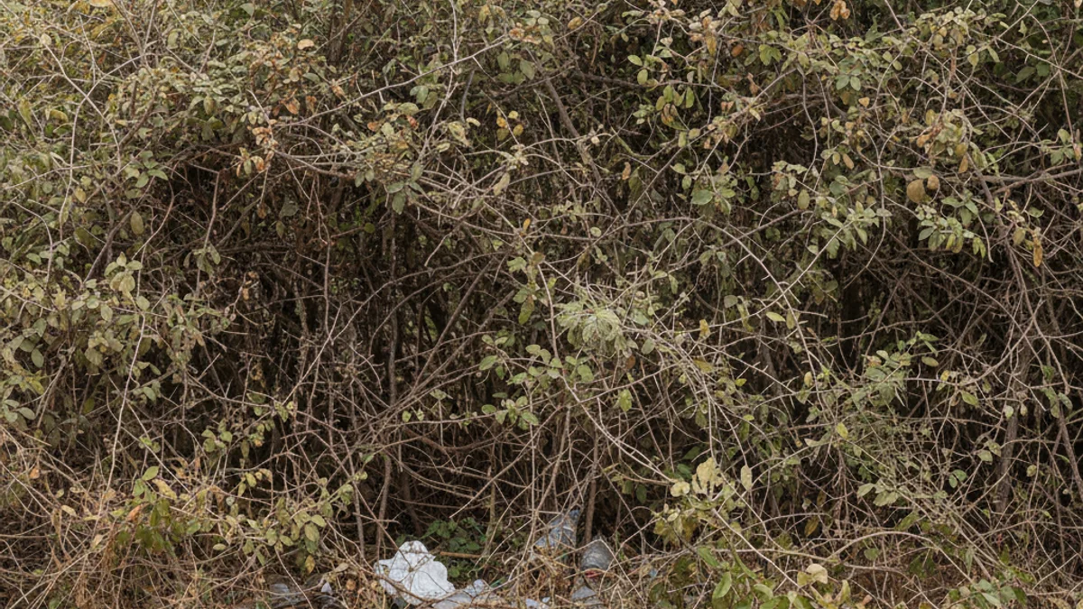 Imatge genèrica d'una zona de matolls o vegetació on es podria haver produït una troballa.