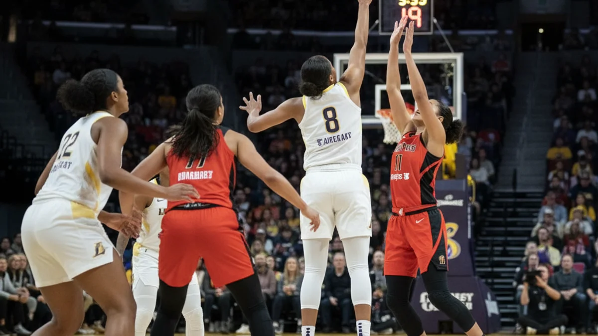 Imatge genèrica d'un partit de bàsquet femení amb jugadores lluitant per la possessió de la pilota.