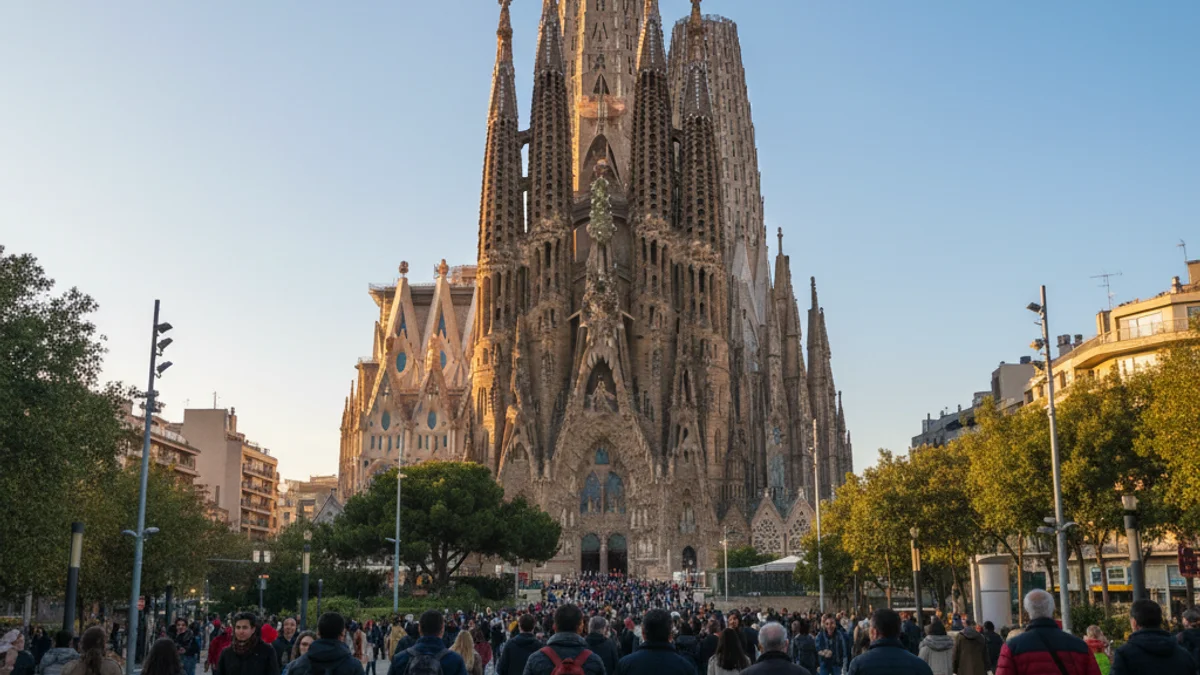 Imatge genèrica de les torres de la Sagrada Família a Barcelona.
