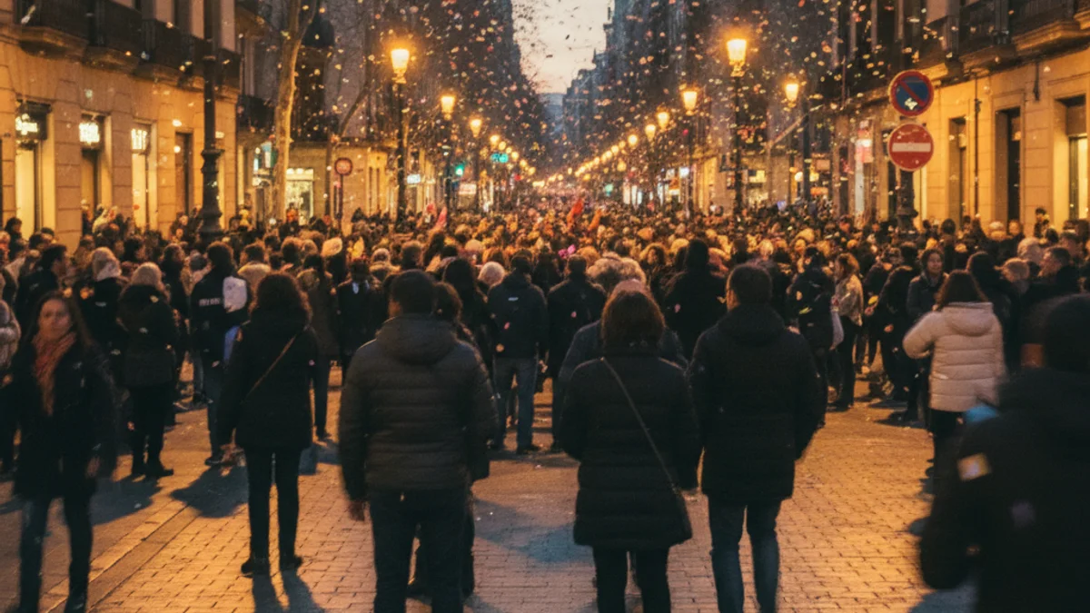 Imatge genèrica d'una multitud gaudint d'un esdeveniment cultural al carrer.