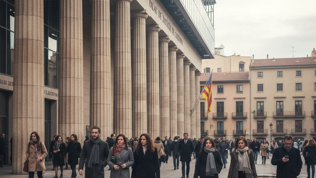 Imatge genèrica de la façana d'un edifici judicial.