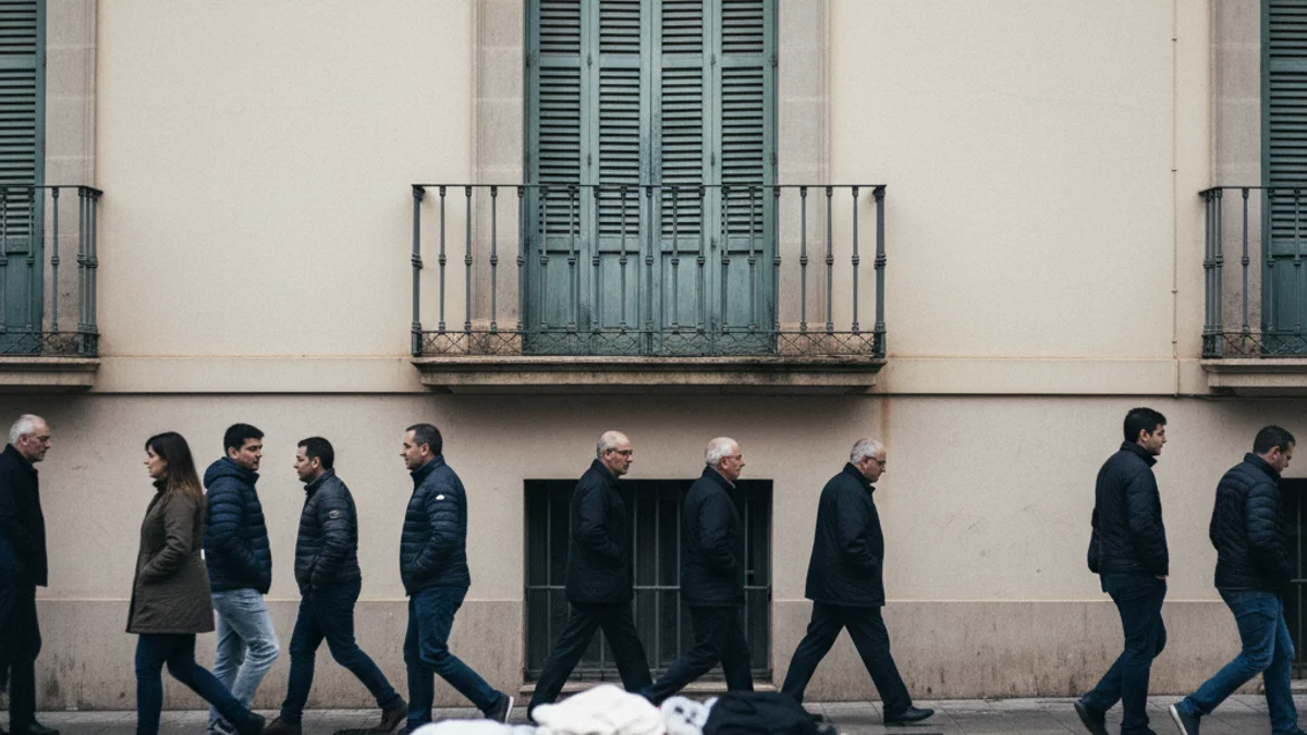 Imatge genèrica d'un bloc de pisos en una zona costanera amb persianes tancades.