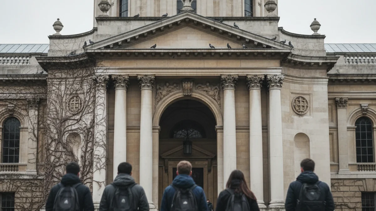 Estudiants universitaris caminant per un campus o consultant materials d'estudi en un entorn genèric.