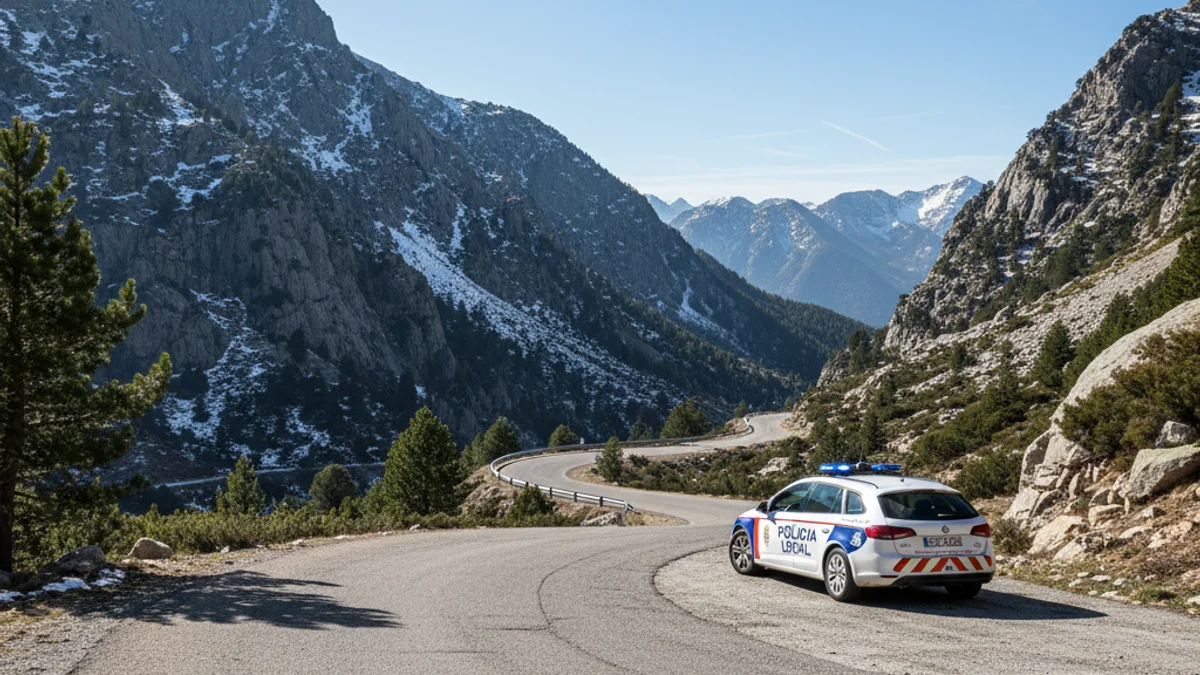 Imatge genèrica d'una carretera de muntanya als Pirineus que rebrà inversions de manteniment.