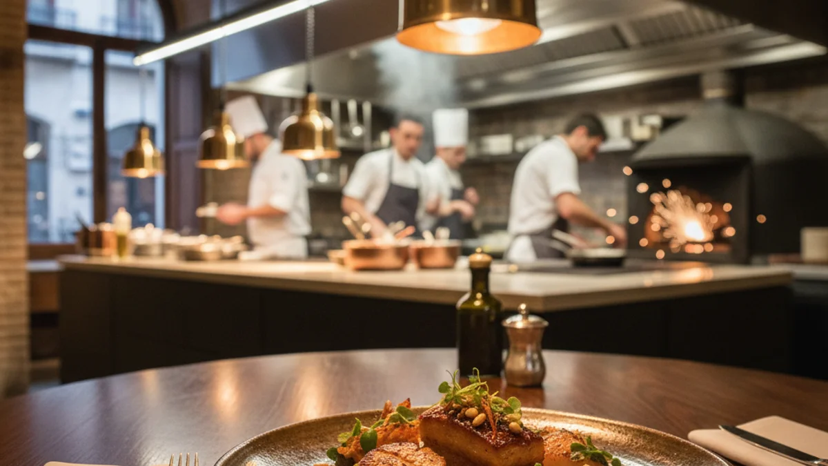 Imatge genèrica d'un plat de cuina de fusió en un restaurant de Reus.
