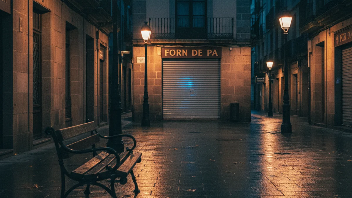 Imatge genèrica d'un carrer buit durant la nit per il·lustrar la problemàtica del sensellarisme.