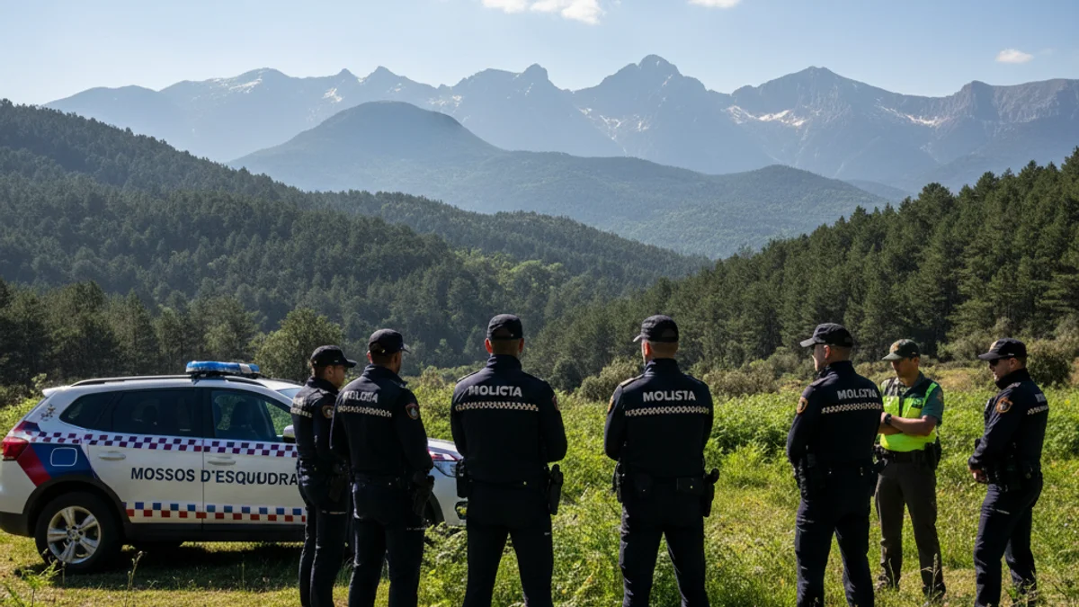 Imatge genèrica d'efectius de vigilància en un espai natural protegit de Catalunya.