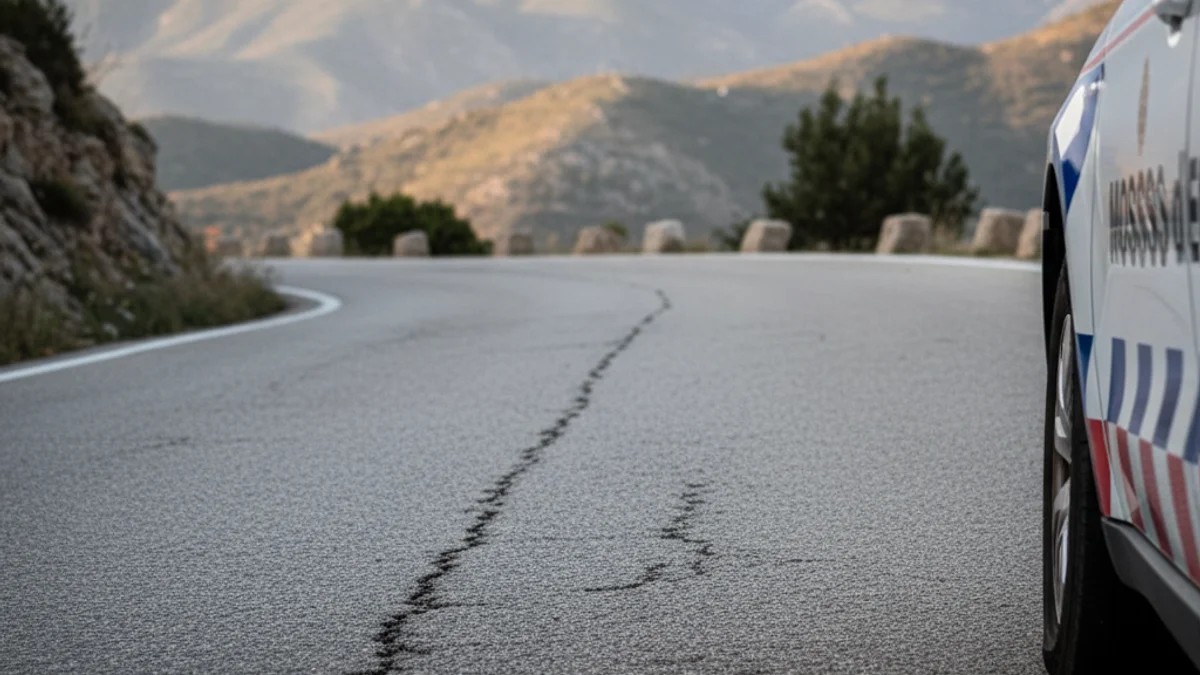 Imatge genèrica d'una carretera de muntanya a la Cerdanya.