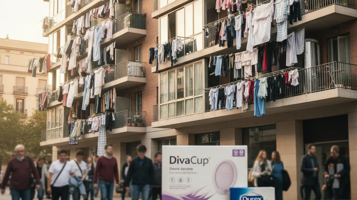 Imatge genèrica d'un edifici d'habitatges a Barcelona que simbolitza el mercat del lloguer.