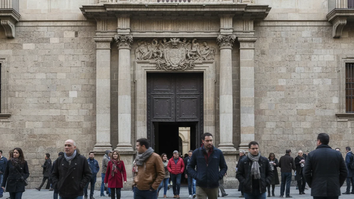 Imatge genèrica de la façana del Palau de la Generalitat a Barcelona.