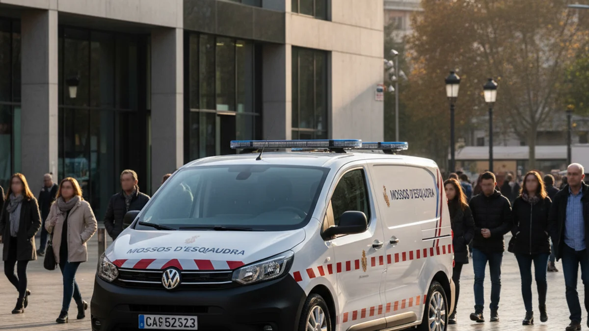 Imatge genèrica d'un vehicle oficial dels Mossos d'Esquadra.