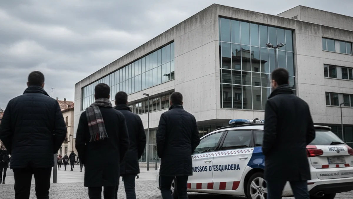 Imatge genèrica d'un vehicle dels Mossos d'Esquadra en una zona urbana.