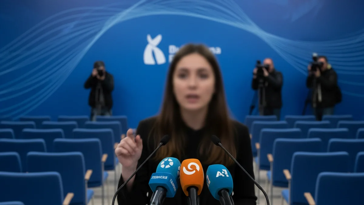 Imatge genèrica d'un acte polític de les Noves Generacions del Partit Popular.