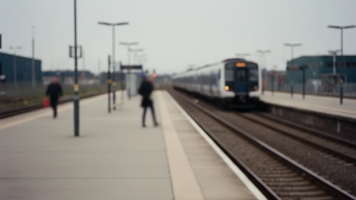 Imatge d'una andana de tren buida o amb pocs viatgers, simbolitzant l'impacte d'una vaga ferroviària.